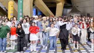 Idola per kapita! Tarian acak di Dongdaemun Mall di Korea Selatan! Bahkan siswa sekolah dasar pun pa