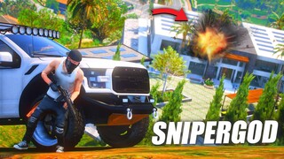 SNIPERGOD ! RUMAH KEI DIBOM ! KEI NGAMUK BUNUH SEMUA KOMPLOTAN KOBOY !!! GTA 5 ROLEPLAY