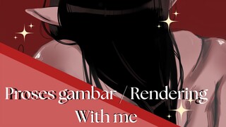 [Ayo lihat proses aku gambar!!]// [Aduhai gantengnya🔥☺💋🔥]