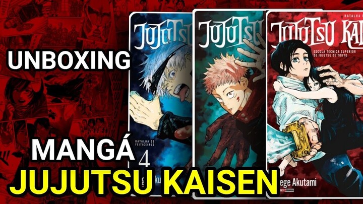 Jujutsu Kaisen | Volumes 0, 1 e 4 | Unboxing de Mangás
