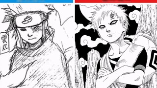 [Naruto] · Character "initial design" and "final design" appearance comparison!!!