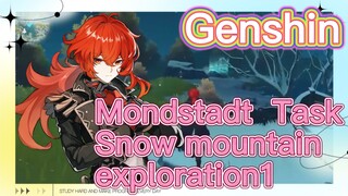 Mondstadt Task Snow mountain exploration1