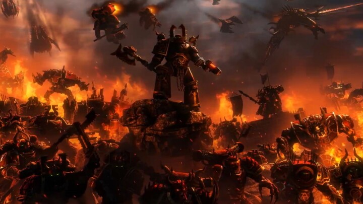 【Warhammer 40K】The False Golden Throne! Die false emperor! Blood sacrifice to the blood god! Skull o