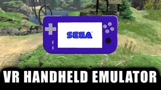 Play a Handheld Emulator inside any VR World!