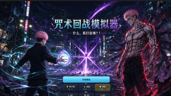 [BilibiliToy] Simulator Jujutsu Kaisen —— Apa, aku melawan Sukuna! Beneran nggak nih?