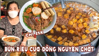 Xa đến mấy cũng tìm đến ăn Bún Riêu Cua Đồng Nguyên Chất chỉ 25k đông nghịt khách| Địa điểm ăn uống