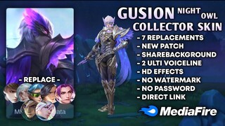 New Gusion Collector Skin Script No Password | 2 Ulti Voice | Full Explosion & Full Effects | MLBB