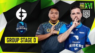 CHIẾN THẮNG QUAN TRỌNG! EG VS RIDERS | GROUP STAGE D | ESL PRO LEAGUE SEASON 16