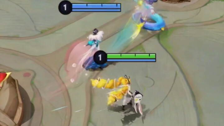 Whoever of you two plays mid is bad news for the team.