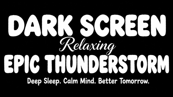 This Thunderstorm Sounds Absolutely Massive ⚡🌧️ | Epic Thunderstorm Sounds for Deep Sleep