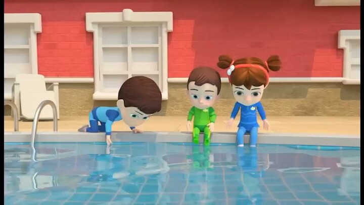 Baby Swimming Song 🏊 Classic Nursery Rhymes for Newborns & Infants / 婴儿早教童谣：宝宝游泳之歌