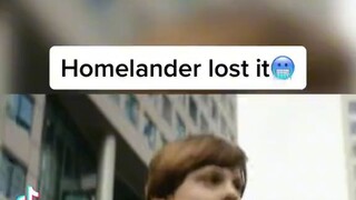 Homelander looses it