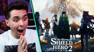 "I CANT WAIT.. REALLY CANT" The Rising of the Shield Hero Season 2 OFFICIAL TRAILER Reaction!