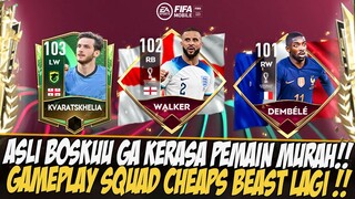 REVIEW GAMEPLAY SQUAD CHEAPS BEAST EVENT WORLD CUP 2022 FIFA 2022 MOBILE | FIFA MOBILE 22 INDONESIA