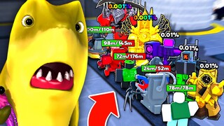 EVERY 0.01% UNIT vs EVERY BOSS in Toilet Tower Defense!