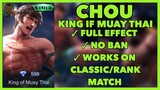 Chou Muay Thai Skin Script with Paint Skin Full Effect - No Password - Patch Aamon | Mobile Legends