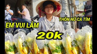 Thôn nữ 22 tuổi bán cà tím mỡ hành "bỗng dưng nổi tiếng" đổi chỗ bán mới