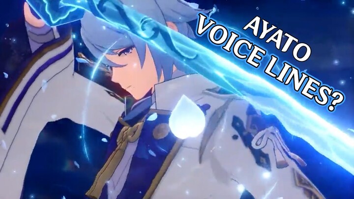 Ayato JP Battle Voice Lines | Genshin Impact
