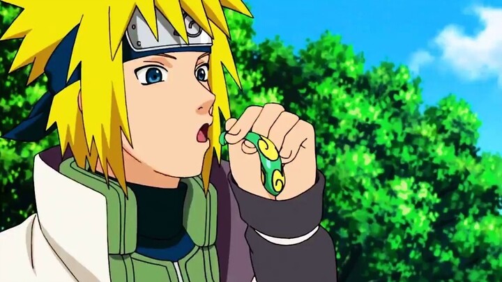 Minato dạy con sử dụng Rasengan và cái cây bị bệnh