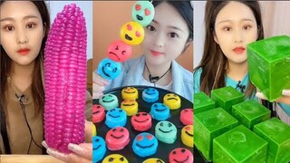 [ASMR] THÁNH ĂN ĐÁ| Ăn Đá lạnh, chocola đông lạnh đa màu sắc| Ice Eating MUKBANG SATİSFYİNG#234