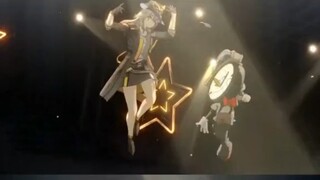 Comparison of the male and female leads dancing in "Together"