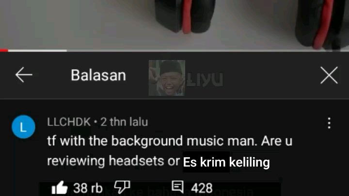 tf with background music man.Are u reviewing headsets or Es krim keliling