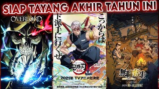 Kimetsu No Yaiba Season 2 Rilis Kapan, Tanggal Rilis Overlord Season 4, Mushoku Tensei Season 2