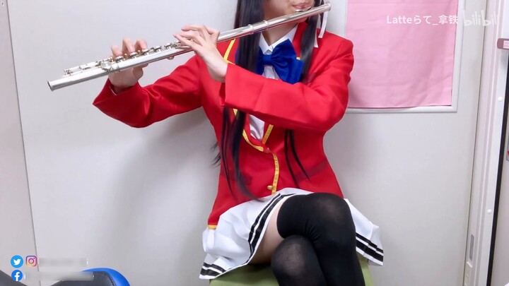 "Flute" Chào mừng đến với lớp học của sức mạnh tối cao OP1 "カ ー ス ト ル ー ム" ZAQ Horikita Suzune cos