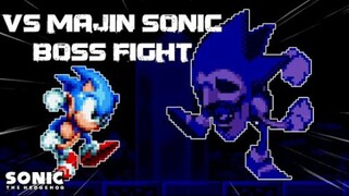 MORØanimation SONIC VS MAJIN SONIC (ANIMASI BOSS BATTLE)