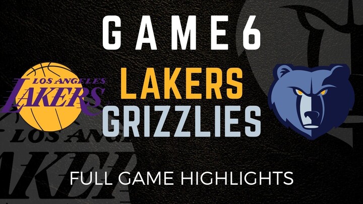 Los Angeles Lakers vs Memphis Grizzlies Game 6 | Full Game Highlights | Apr 28 2023 NBA Playoffs