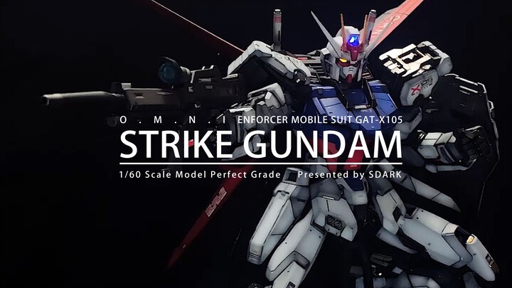 【SDARK】 Tạo mô hình và chia sẻ phát hành STRIKE! Hạt giống Gundam [PG Strike Gundam Phun + Khắc + Ch