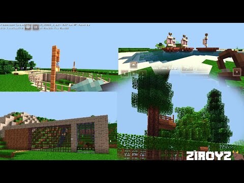 Minecraft thế giới động vật #3 : xây chuồng cho bồn lò 🐂