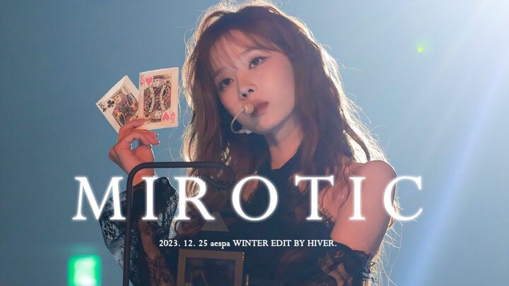 【คิมมินจอง WINTER】การแสดงเพลง “MIROTIC” ในงาน SBS Gayo Daejeon ภาพแฟนถ่ายความคมชัดสูง (cr@hiver)
