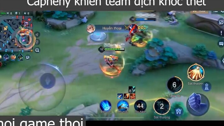 Capheny khiến team địch khóc thét p3 #choigamethoi