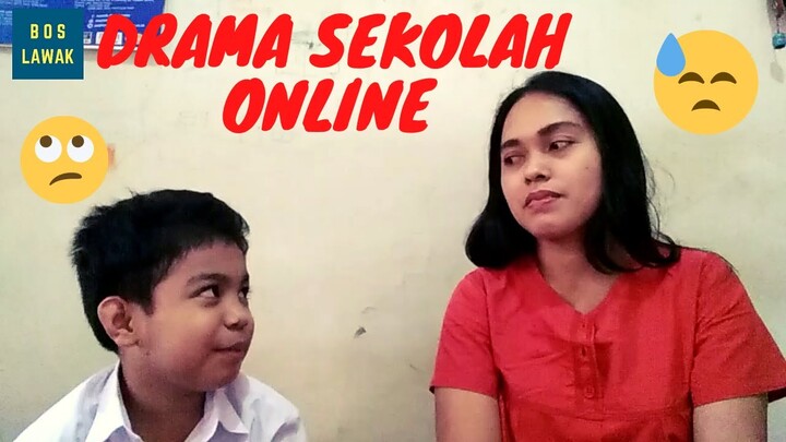 Drama Tugas Online yang bikin kepala mama pusing || Video Lucu