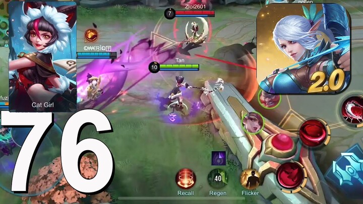 Mobile Legends - Gameplay part 76 - Ranked Game Ruby Cat Girl(iOS, Android)