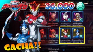 AKHIRNYA BISA UPDATE!! LANGSUNG GACHA ULTRAMAN ROSSO AND BLUE SEBANYAK 32000 DIAMOND