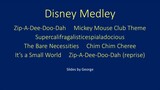 Disney Medley karaoke (redone)