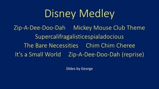 Disney Medley karaoke (redone)