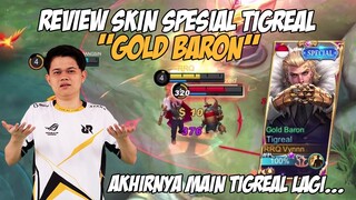 REVIEW SKIN TIGREAL " GOLD BARON" FT ALBERT, XIN, DAN CLAY - MLBB