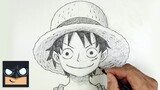 How To Draw Monkey D. Luffy | One Piece