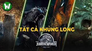 Toàn Bộ 35+ Loài Khủng Long Từng Xuất Hiện Trong Công Viên Kỷ Jura