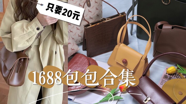 Mind-Blowing Quality for Just ¥20! 1688 Fall/Winter Bag Collection | Bag Haul on a Milk Tea Budget, 