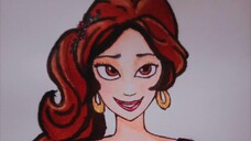 How to draw Elena of Avalor