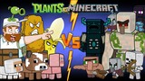 Minecraft in Plants vs Zombies - Who Will Win? (Full Series)