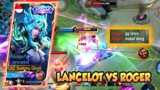 AGGRESSIVE LANCELOT VS ROGER, LANCELOT FREESTYLE - LANCELOT FASTHAND GAMEPLAY #311