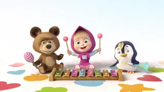 Color Song   Masha and the Bear Nursery Rhymes  Famous songs for kids