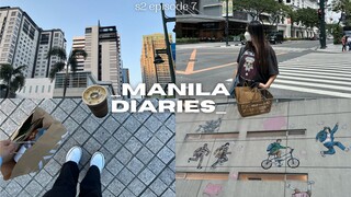 s2 ep7 | manila diaries, bgc vlog, because coffee, zara & muji shopping, my first manga