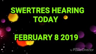 SWERTRES HEARING AND STL TIP Updated FEBRUARY 9 2019