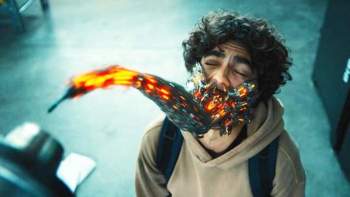 Nanobots awaken consciousness, infiltrating the human body through every orifice and turning the dea